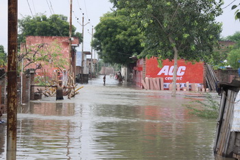 Flood in Vrindavan