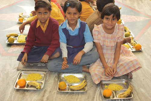 Children at Lunch
