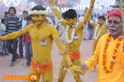 Penance displayed on Kumbh Mela
