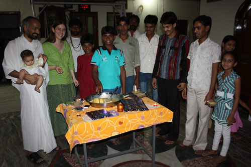 Jaysingh celebrating his Birthday