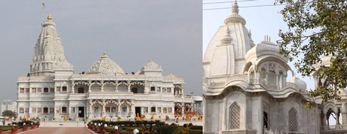 Prem Mandir and ISKCON Temple in Vrindavan