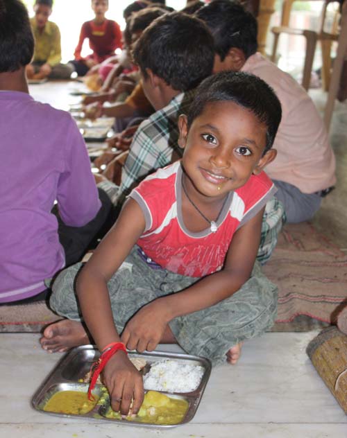 Feeding hungry Children