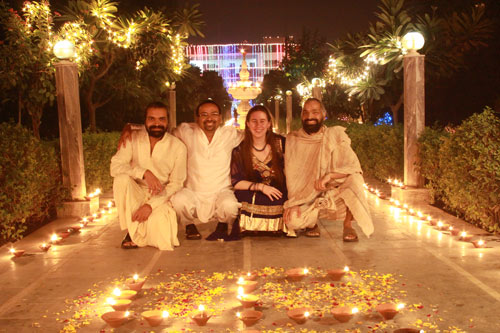 Diwali at the Ashram
