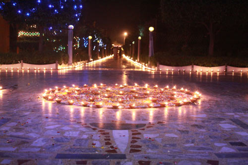 Diwali at the Ashram