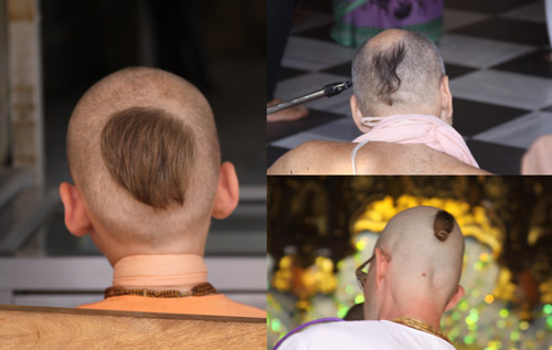 Westerners dressed as Hindus