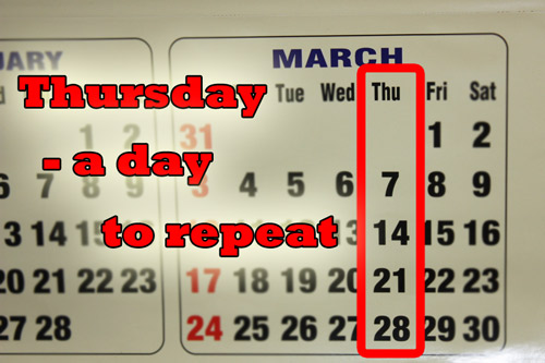 Thursday Superstition