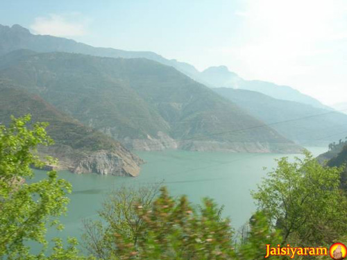 Landscape in the Himalayas