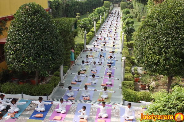 Children at their Yoga Class