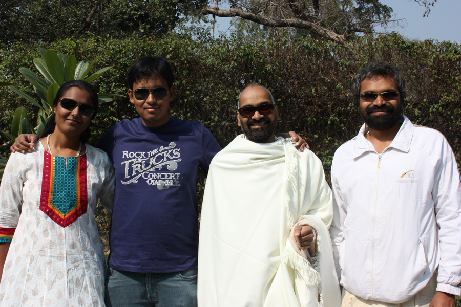 Subha, Vinay, Swami Balendu and Yashendu