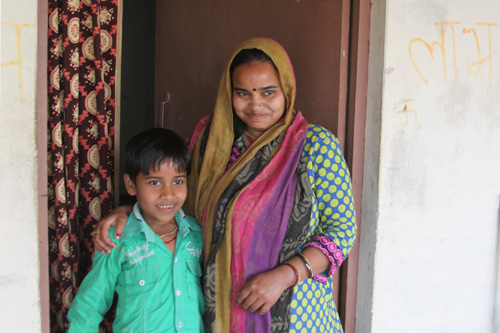 Divyansh and his Mother