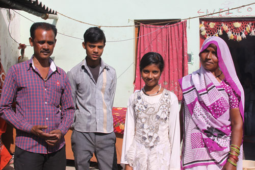 Anjali and her Family