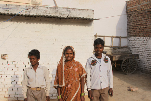 Naveen, Bhanu and their mother