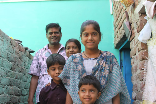 Pushpa, Poonam, Nikhil and their Family