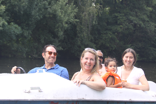 Swami Balendu with Michael and Andrea