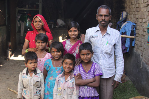 Usha, Priti and their Family