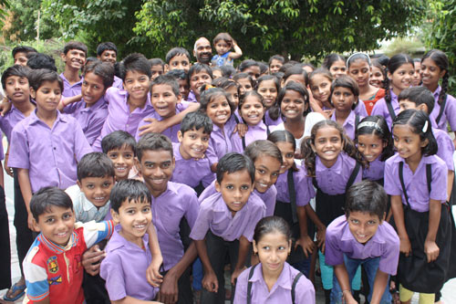 Birthday with the School Children