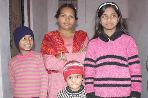 Ria, Aditi, Pari and their mother