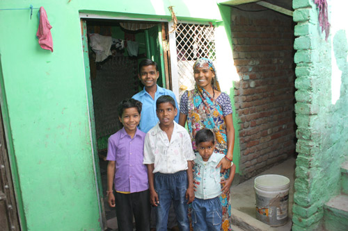 Sonu and his family