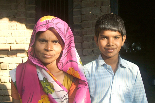 Praveen and his Mother