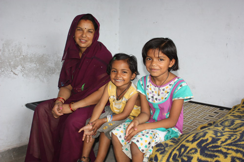 Rameshwari, Karishma and their mother