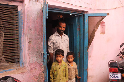 Ganesh and Naresh with their Uncle