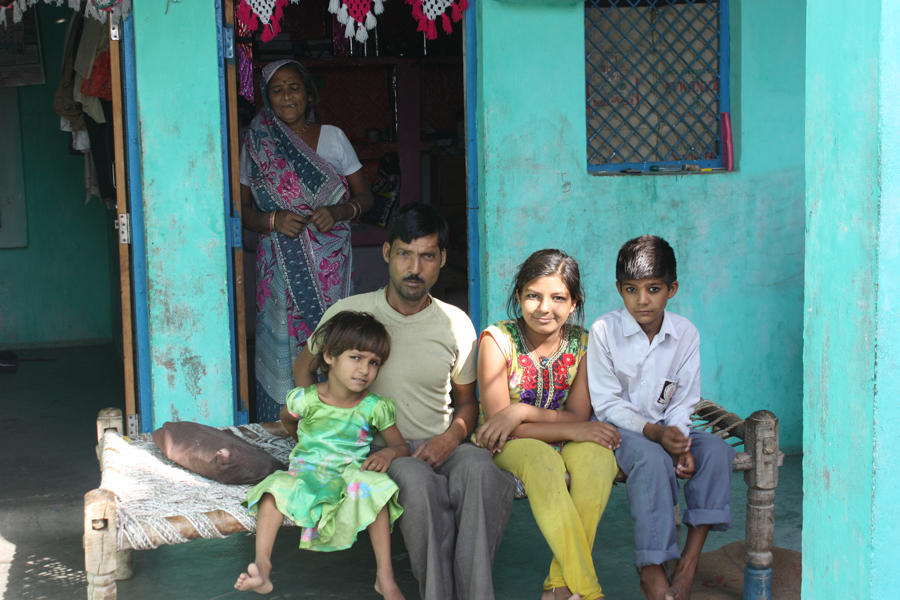 Pooja and her Family