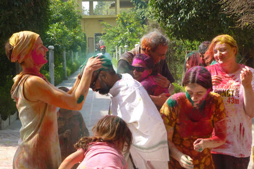 Holi at the Ashram