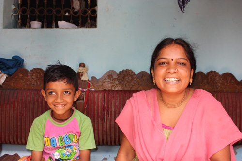 Krishna and his Mother