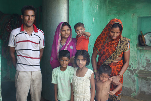 Kavita, Sunita and their Family