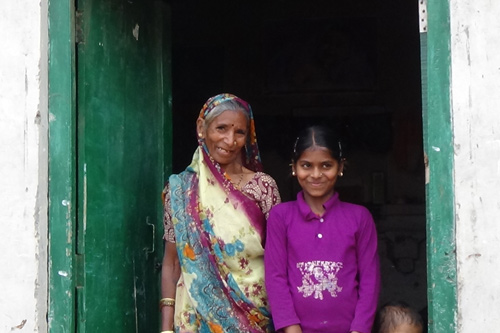 Beena and her Grandmother