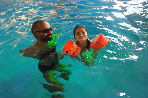 Swimming in Lueneburg