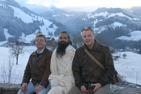 Swami ji with friends