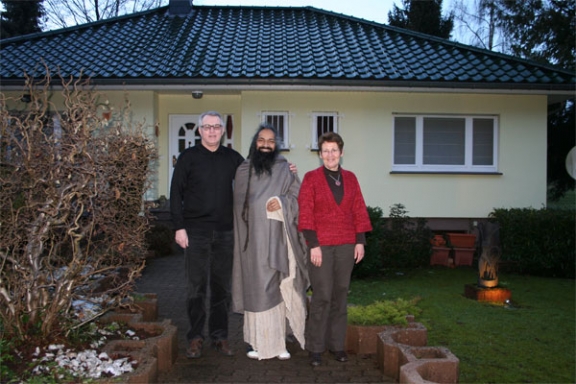 Swami ji with friends 