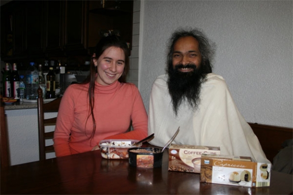 Swami ji & Ramona