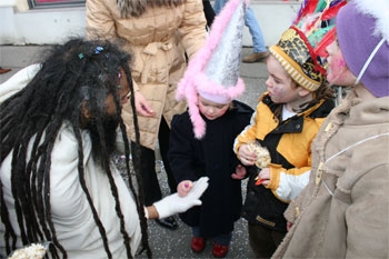 Swami ji in carneval