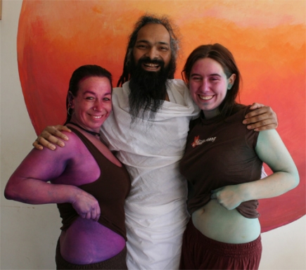 Swami ji, Ramona & Su