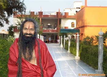 Swami Ji at the Ashram in India