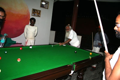 Playing Billiard