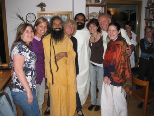 Swami ji & Yashendu with friends