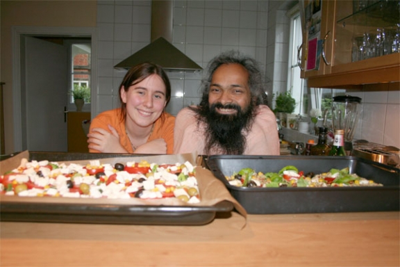 Swami ji & Ramona