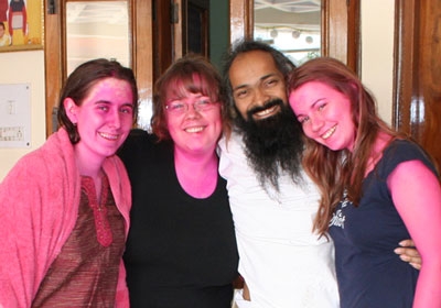 Swami ji with friends