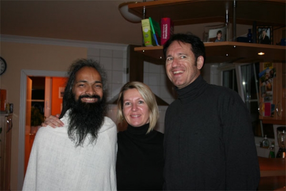 Swami Ji, Andrea and Michael