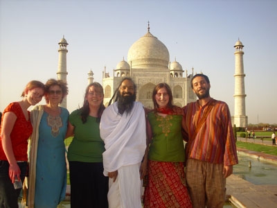 Swami ji with friends
