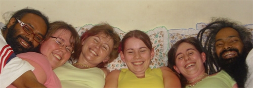 Swami ji with friends