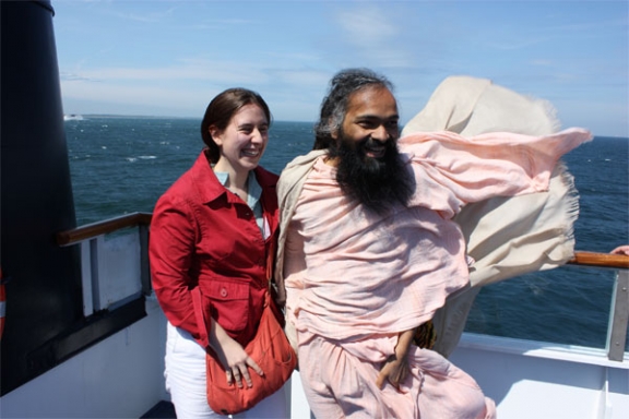 Swami ji & Ramona