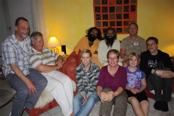 Swami ji & Yashendu with friends