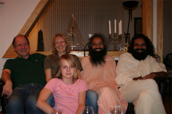 Swami ji & Yashendu with friends