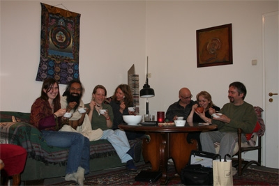 Swami ji with friends