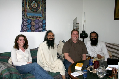 Swami ji with friends