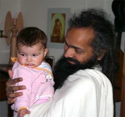 Swami Ji with Stella